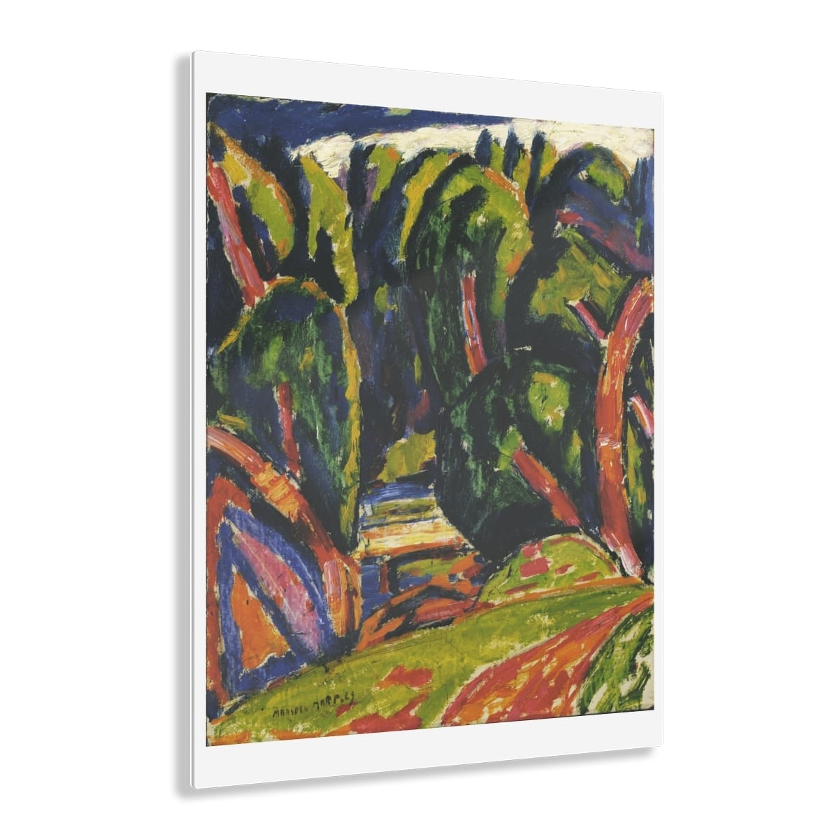 Acrylic Art Print, Artist Marsden Hartley, Artwork 