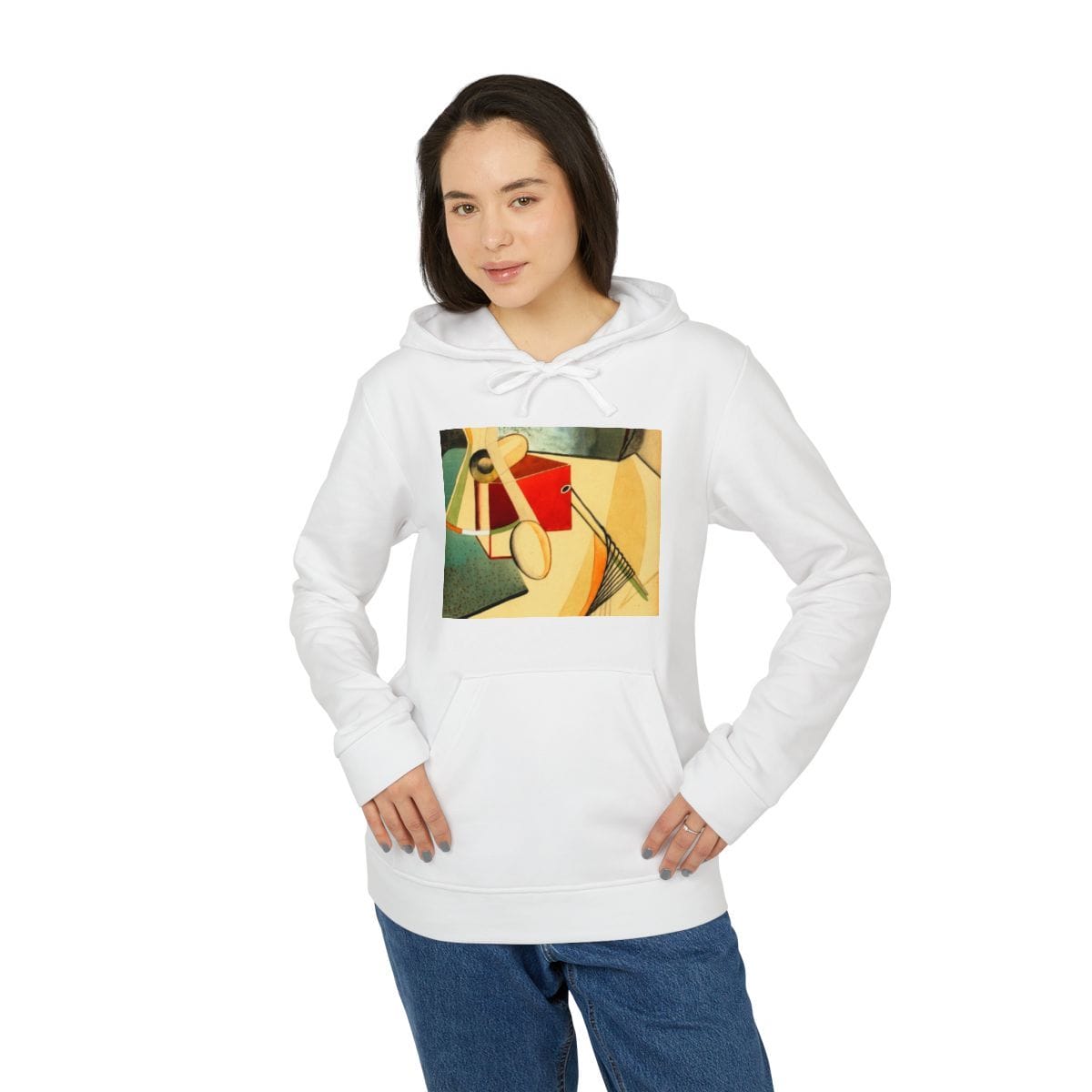 Adidas Unisex Art Fleece Hoodie, Artist Andree Rexroth, Artwork 