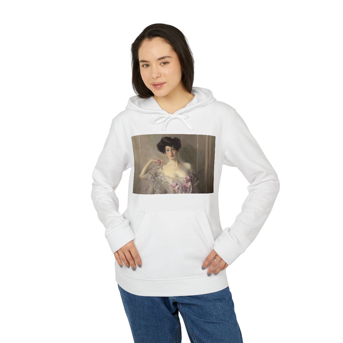 Adidas Unisex Art Fleece Hoodie, Artist Giovanni Boldini, Artwork 
