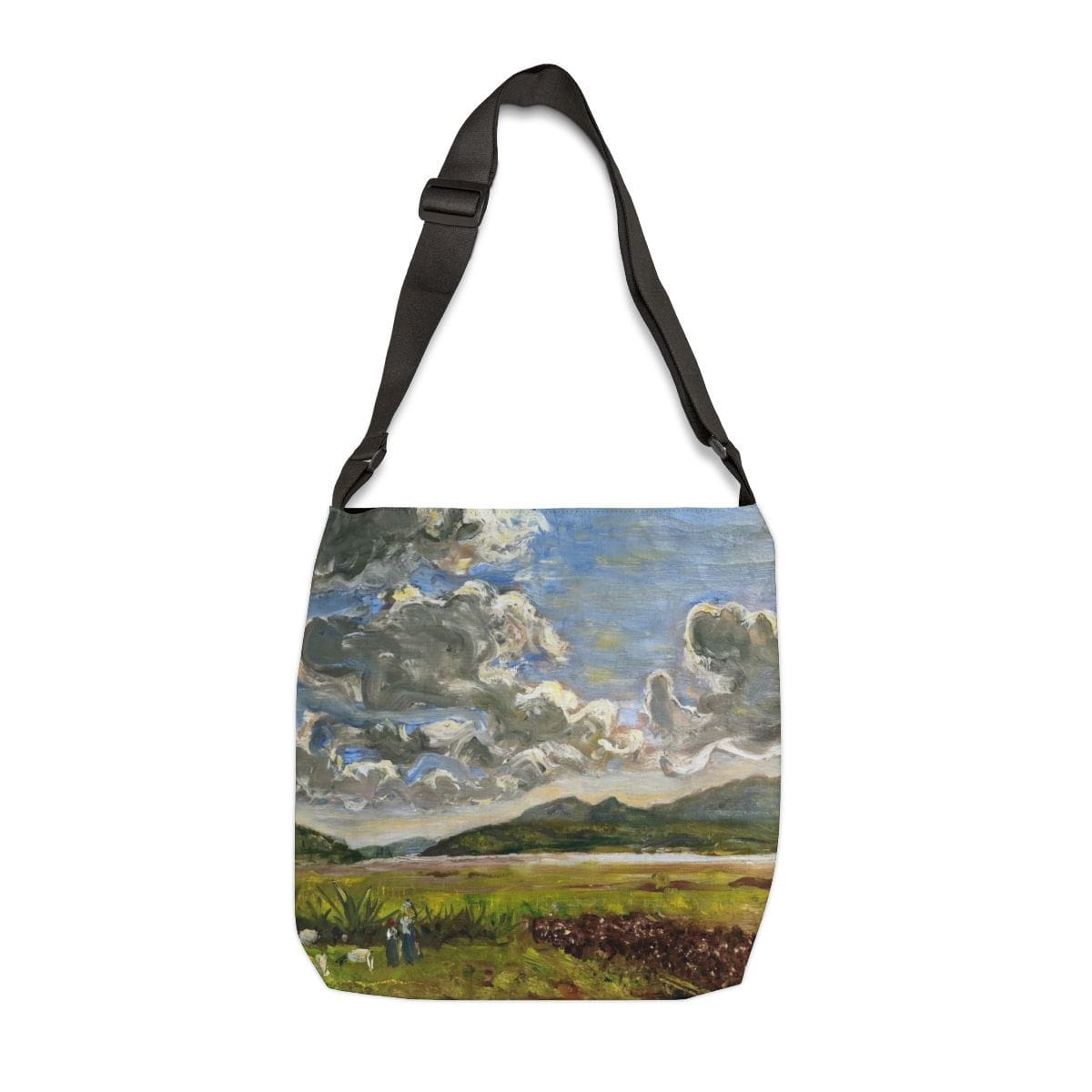 Adjustable Tote Art Bag, Artist Markos Zavitzianos, Artwork 