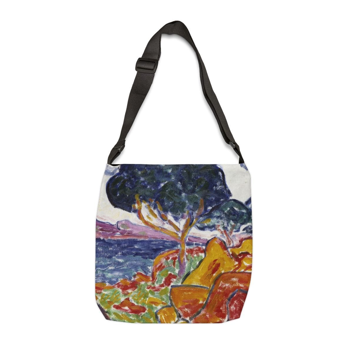 Adjustable Tote Art Bag, Artist Carl Newman, Artwork 