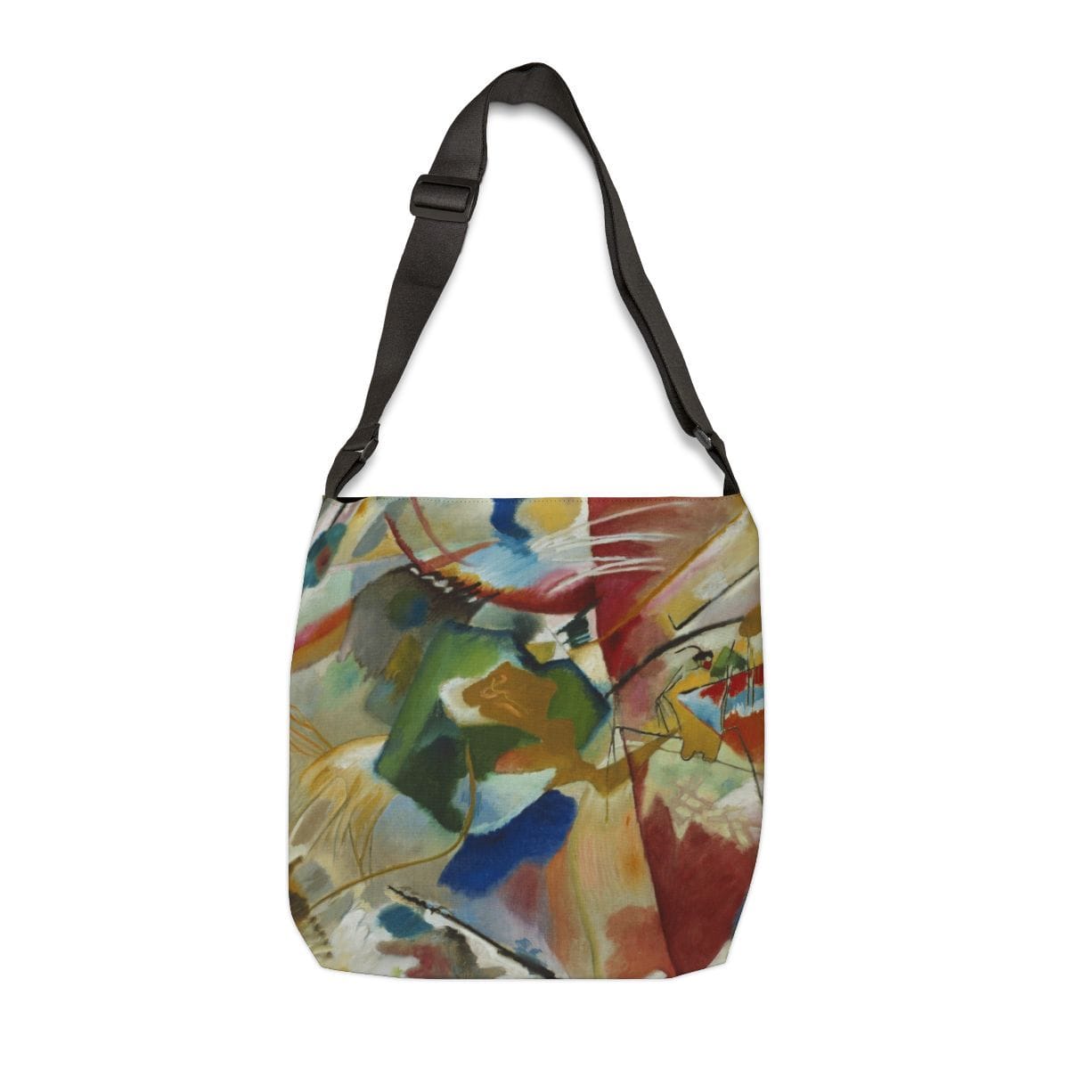 Adjustable Tote Art Bag, Artist Wassily Kandinsky, Artwork 