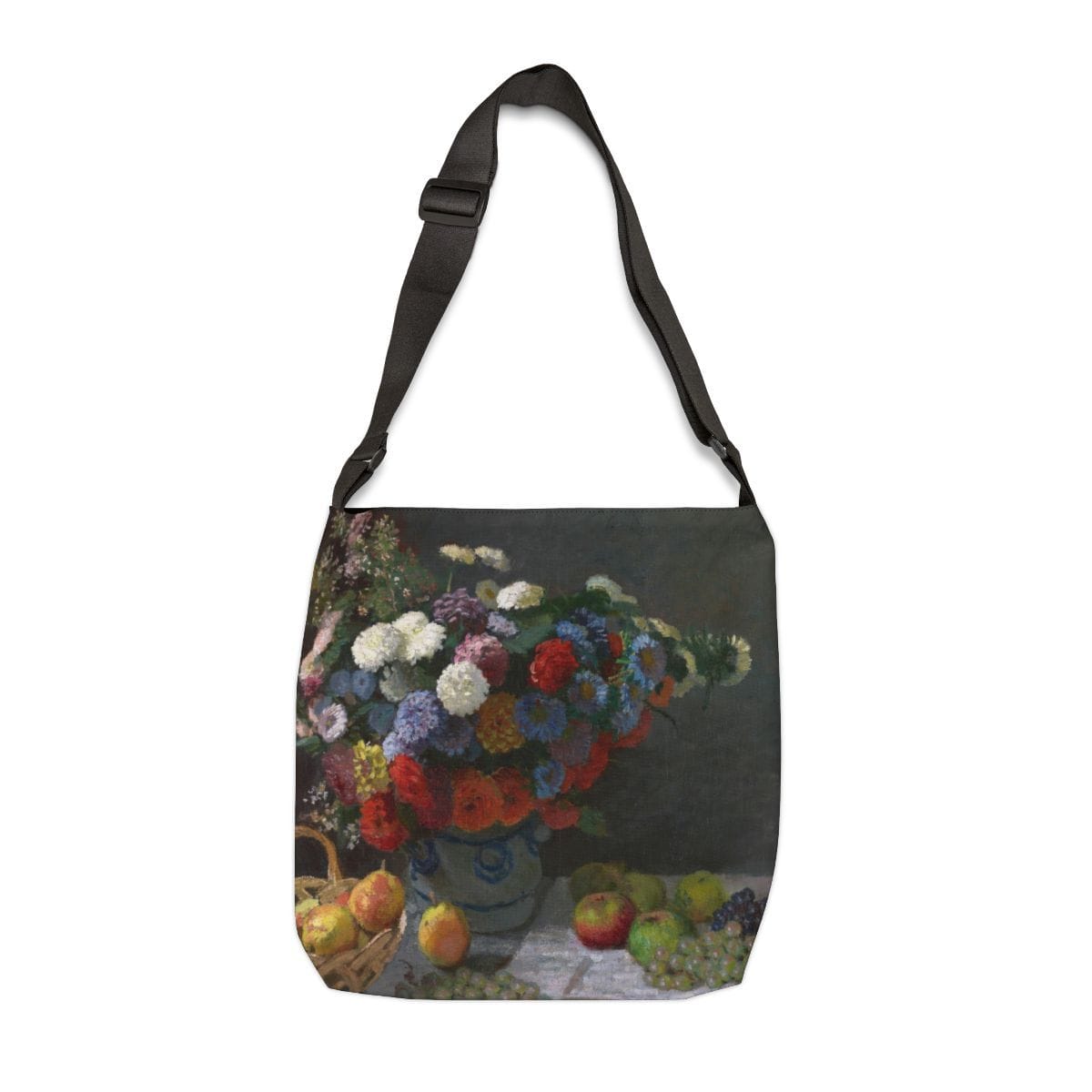 Adjustable Tote Art Bag, Artist Claude Monet, Artwork 