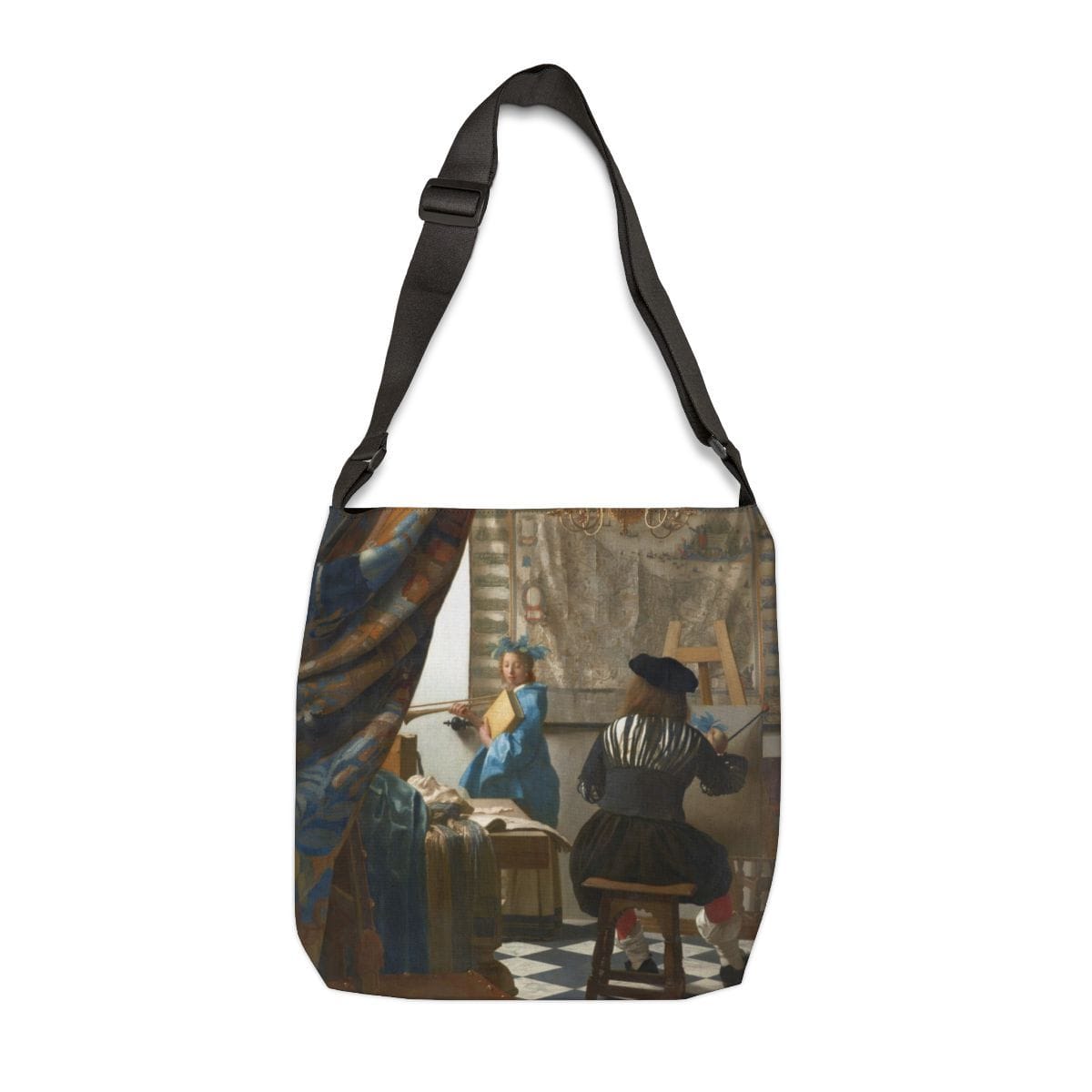 Adjustable Tote Art Bag, Artist Johannes Vermeer, Artwork 