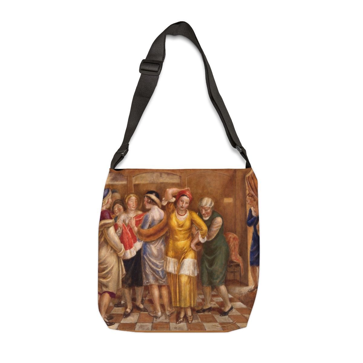 Adjustable Tote Art Bag, Artist Kenneth Hayes Miller, Artwork 