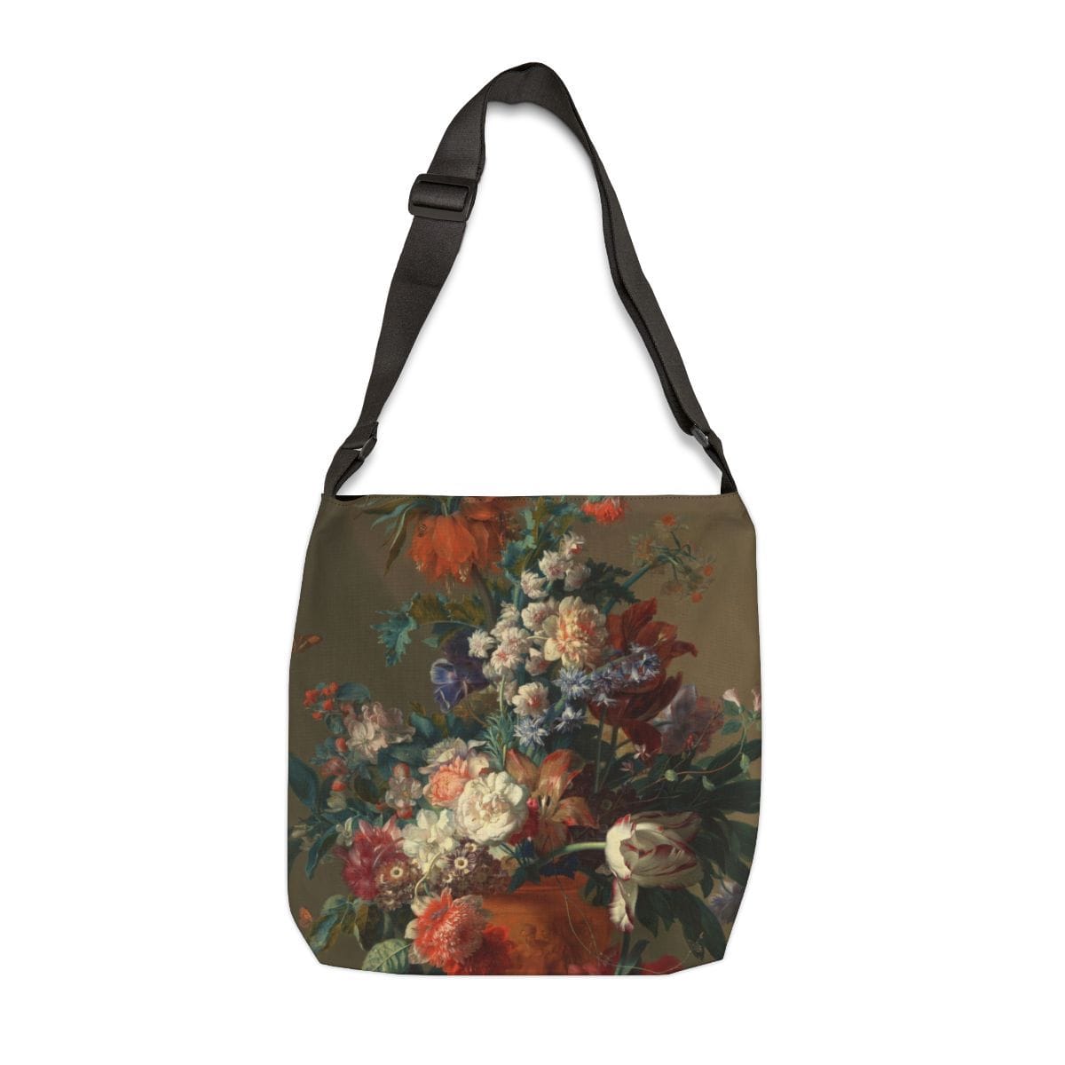 Adjustable Tote Art Bag, Artist Jan Van Huysum, Artwork 