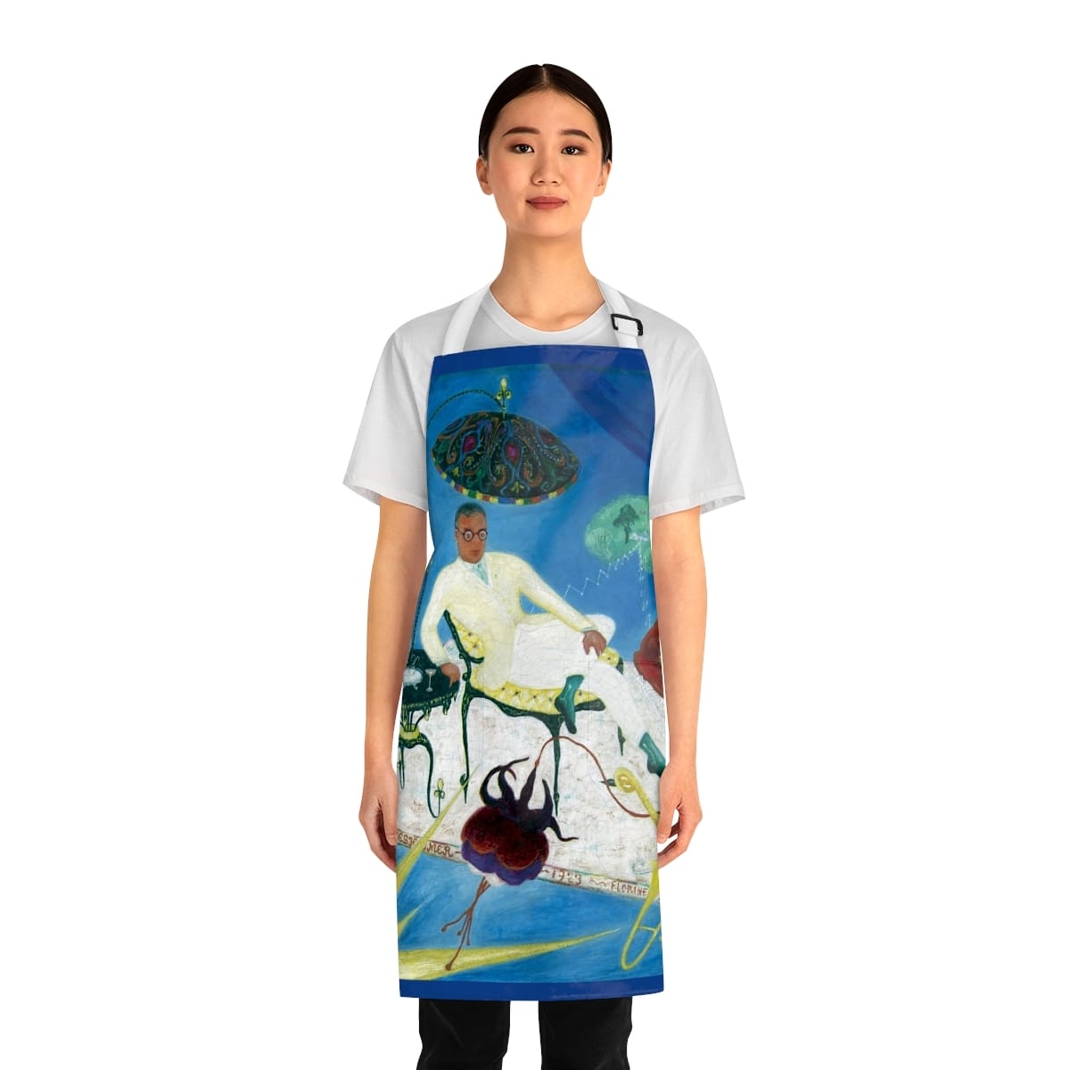 Art Apron, Artist Florine Stettheimer, Artwork "Joseph Hergesheimer"