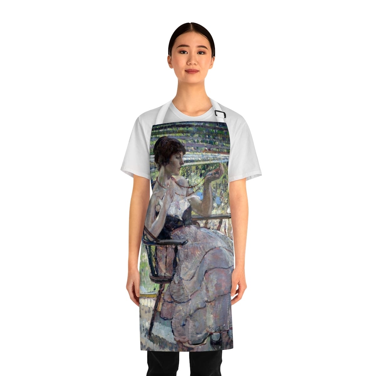 Art Apron, Artist Richard E Miller, Artwork "The Necklace"