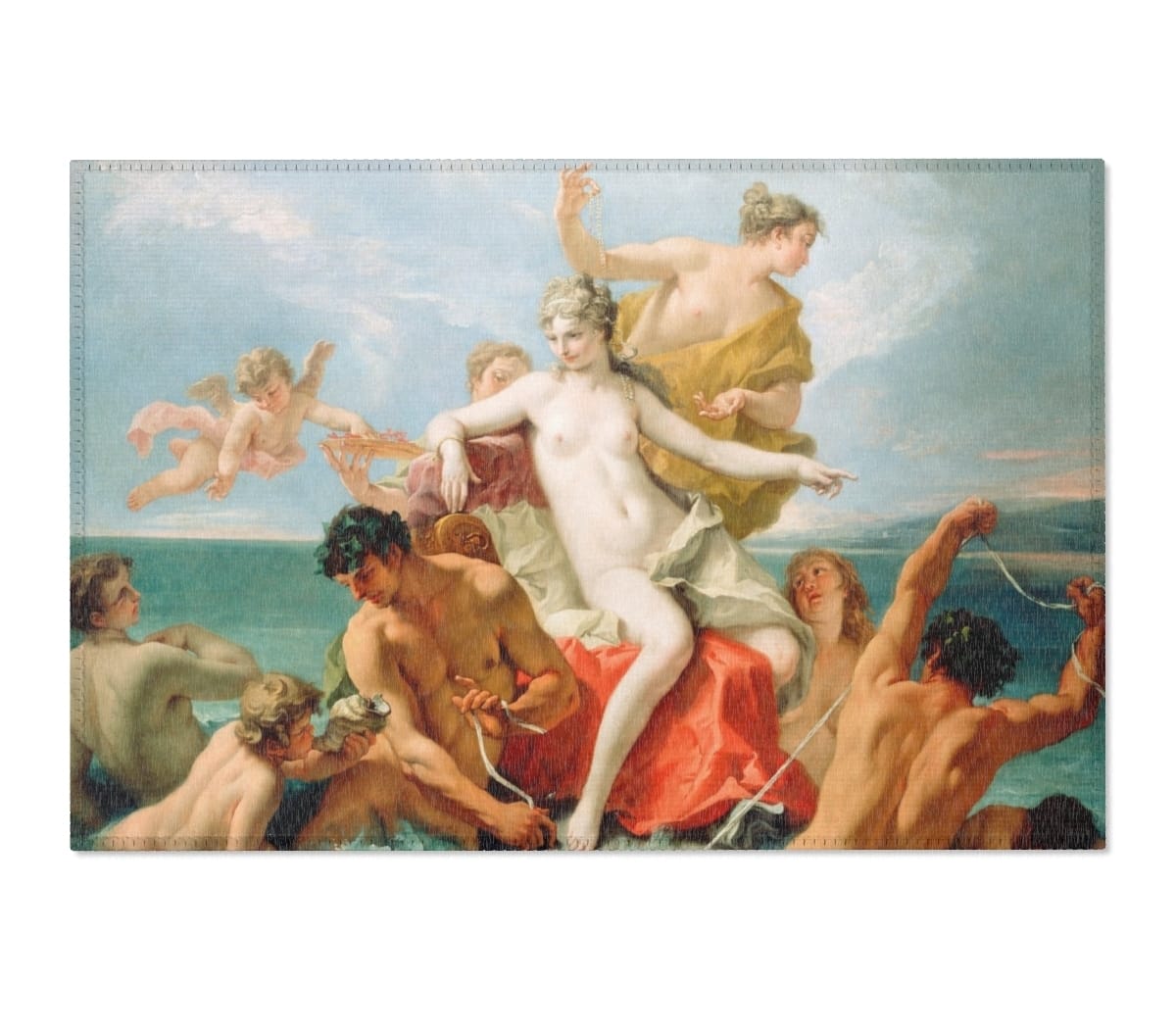 Art Area Rug, Artist Sebastiano Ricci, Artwork 