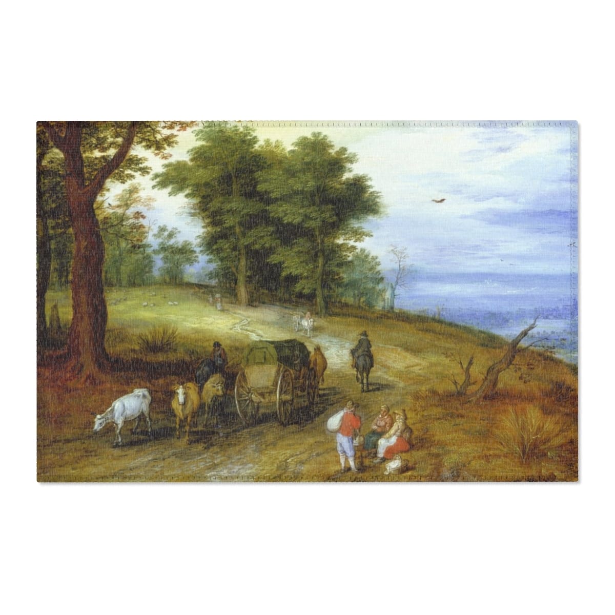 Art Area Rug, Artist Jan Brueghel The Elder, Artwork 