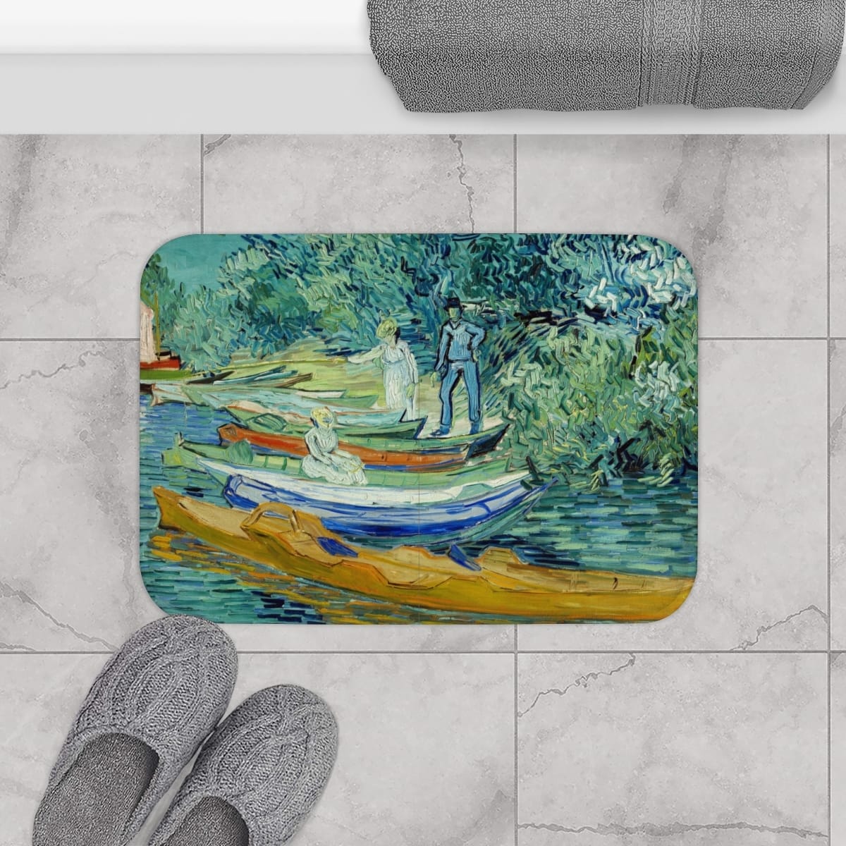 Art Bath Mat, Artist Vincent Van Gogh, Artwork 