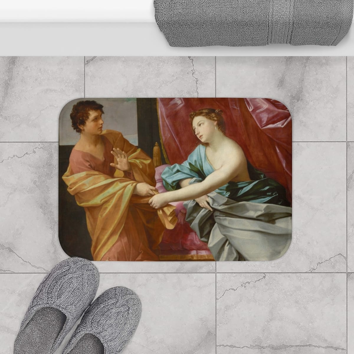 Art Bath Mat, Artist Guido Reni, Artwork 