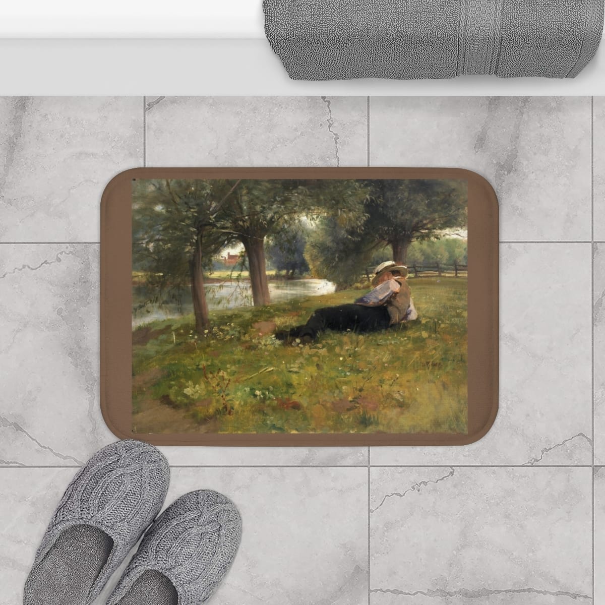 Art Bath Mat, Artist Eliphalet Fraser Andrews, Artwork 