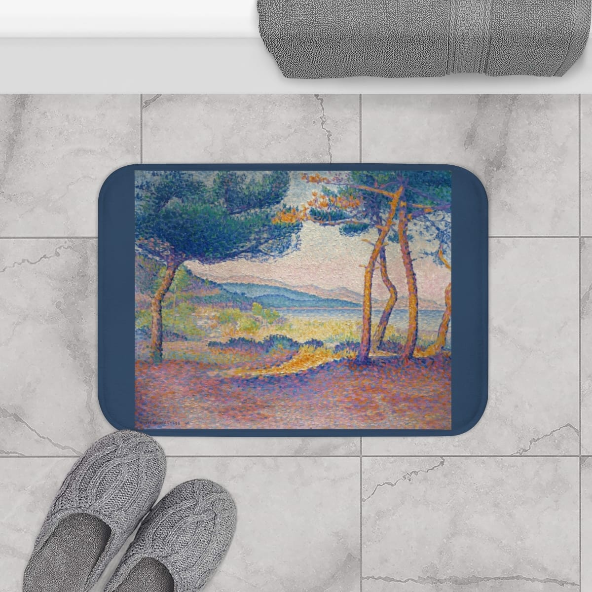 Art Bath Mat, Artist Henri Edmond Cross, Artwork 