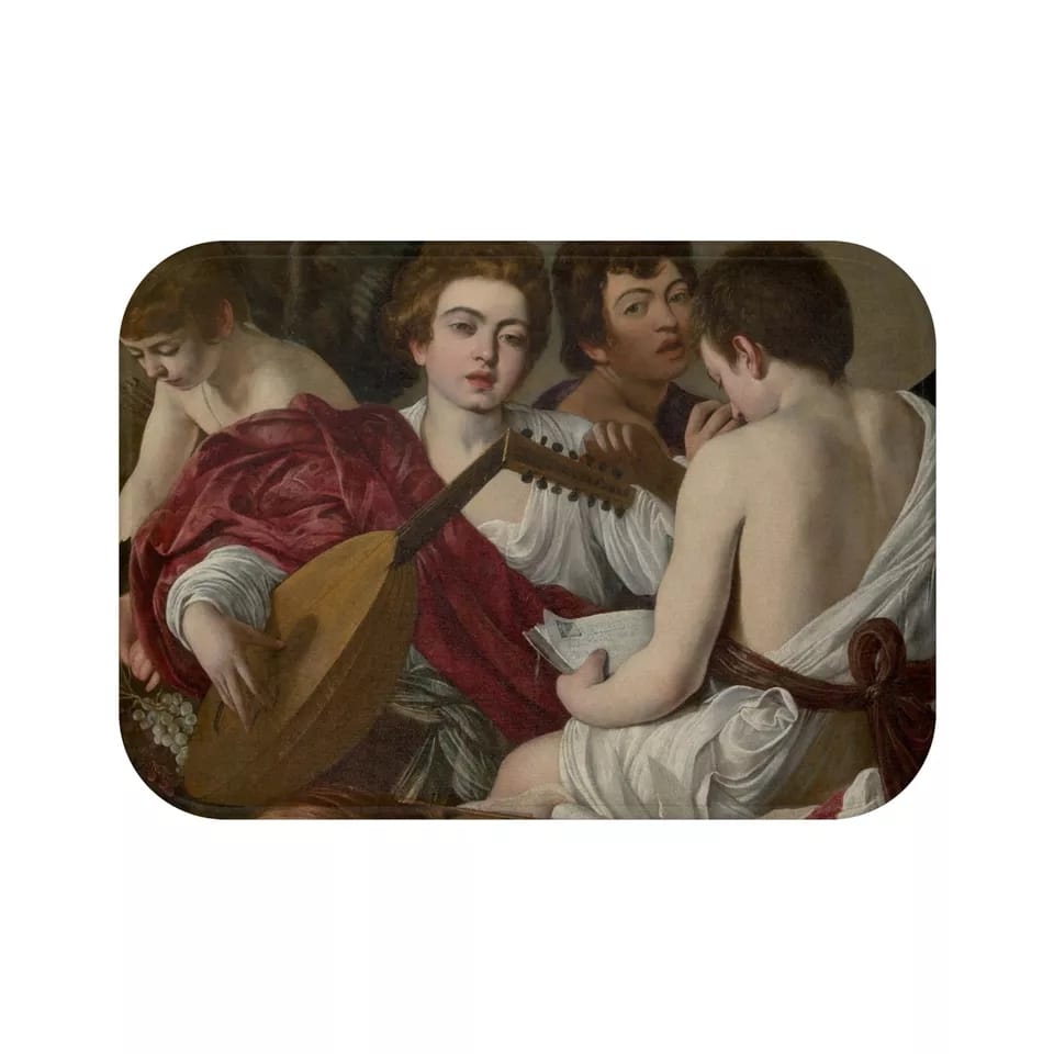 Art Bath Mat, Artist Caravaggio, Artwork 