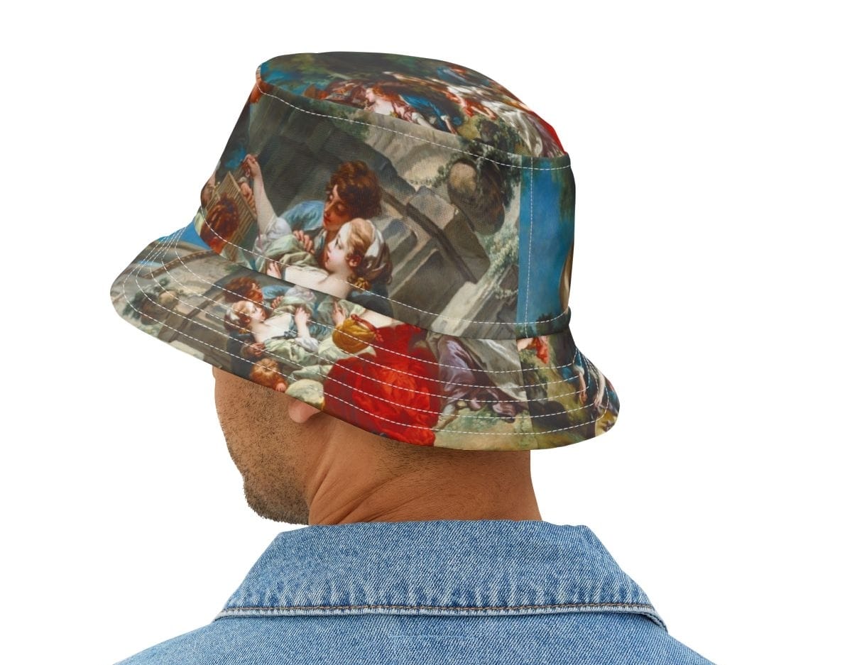 Art Bucket Hat, Artist Francois Boucher, Artwork 