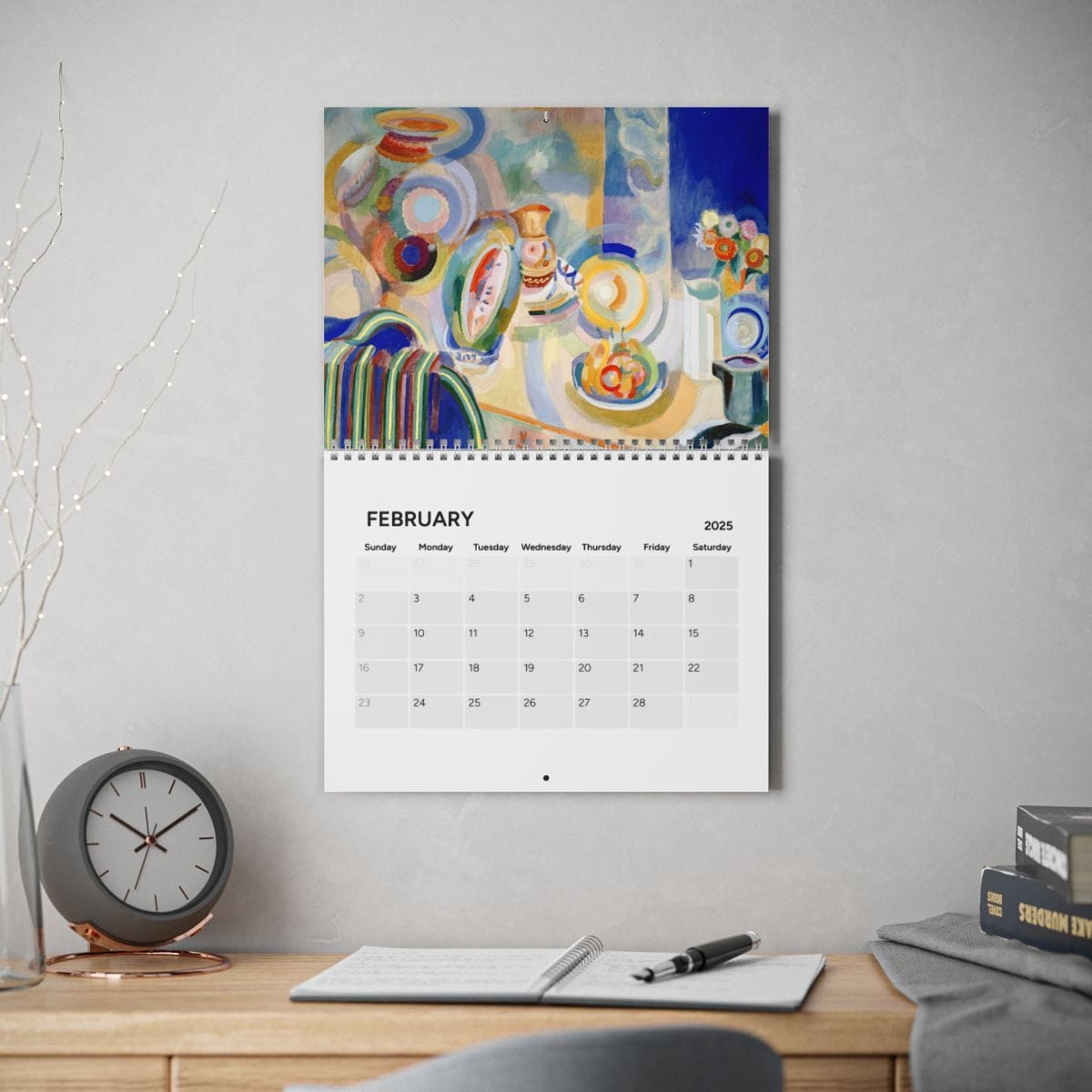 Art Calendar 2025, Artist Robert Delaunay, Artwork 