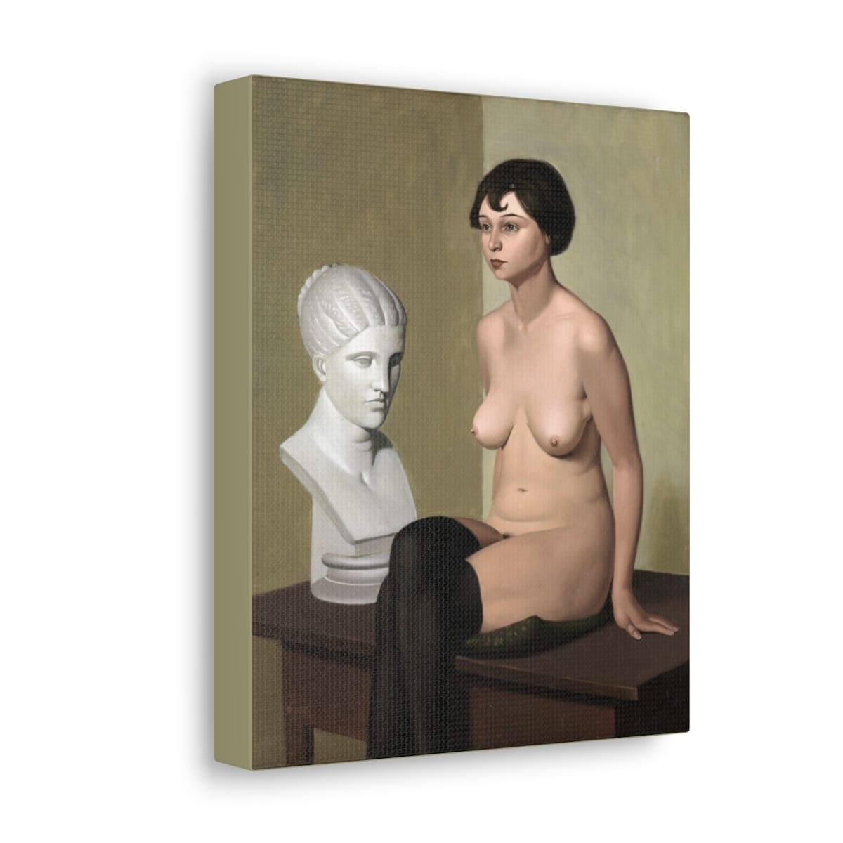 Art Canvas Gallery Wraps, Artist Georg Scholz, Artwork 