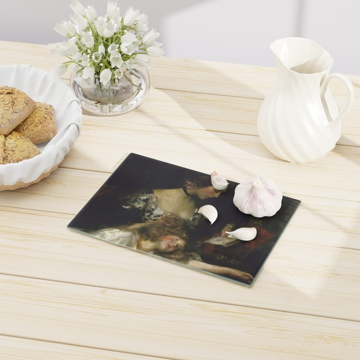 Art Cutting Board, Artist James Jebusa Shannon, Artwork 