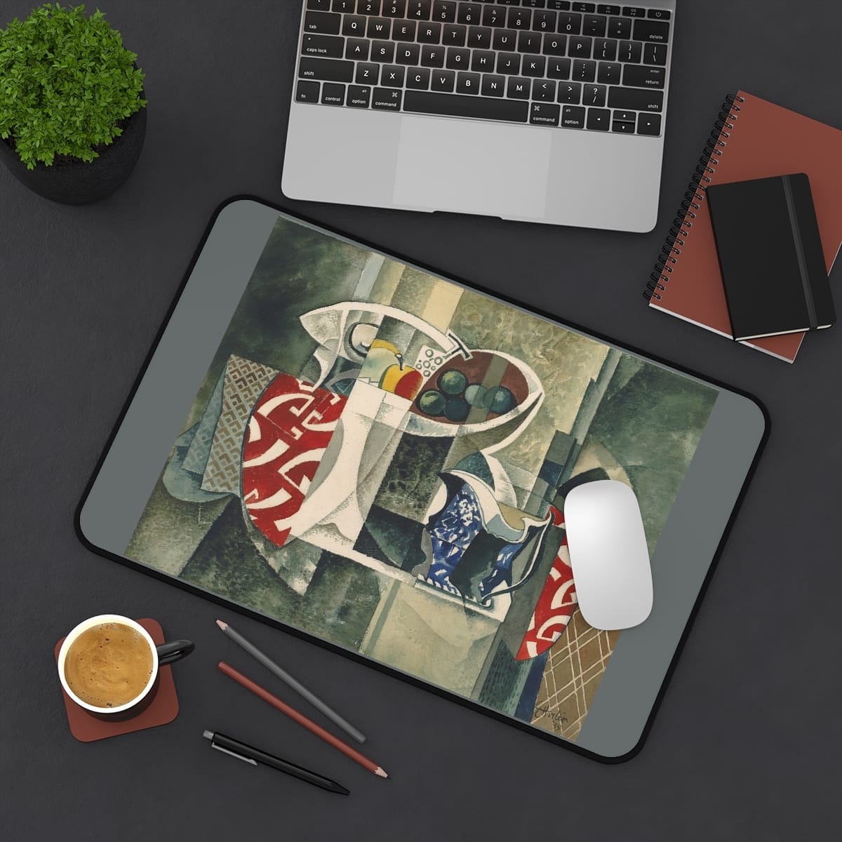 Art Desk Mat, Artist Earl Horter, Artwork 