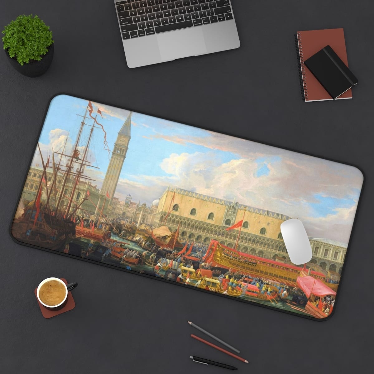 Art Desk Mat, Artist Luca Carlevarijs, Artwork 