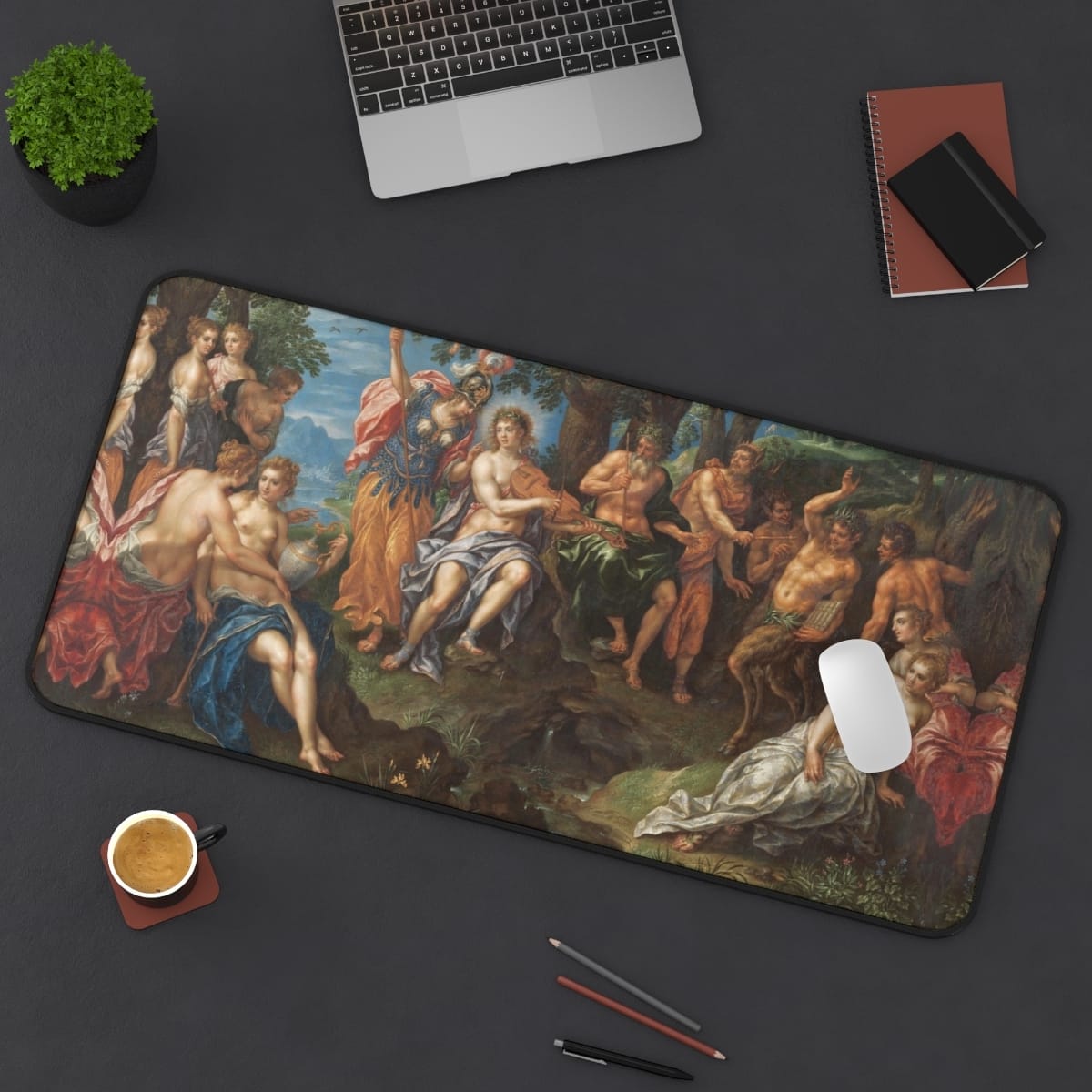 Art Desk Mat, Artist Hendrik De Clerck Denis Van Alsloot, Artwork 