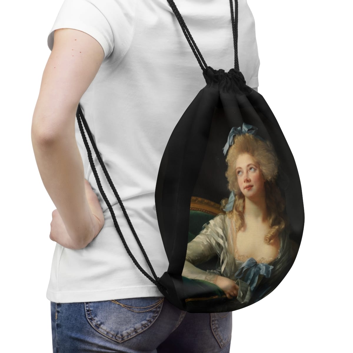 Art Drawstring Bag, Artist Elisabeth Louise Vigee Le Brun, Artwork 
