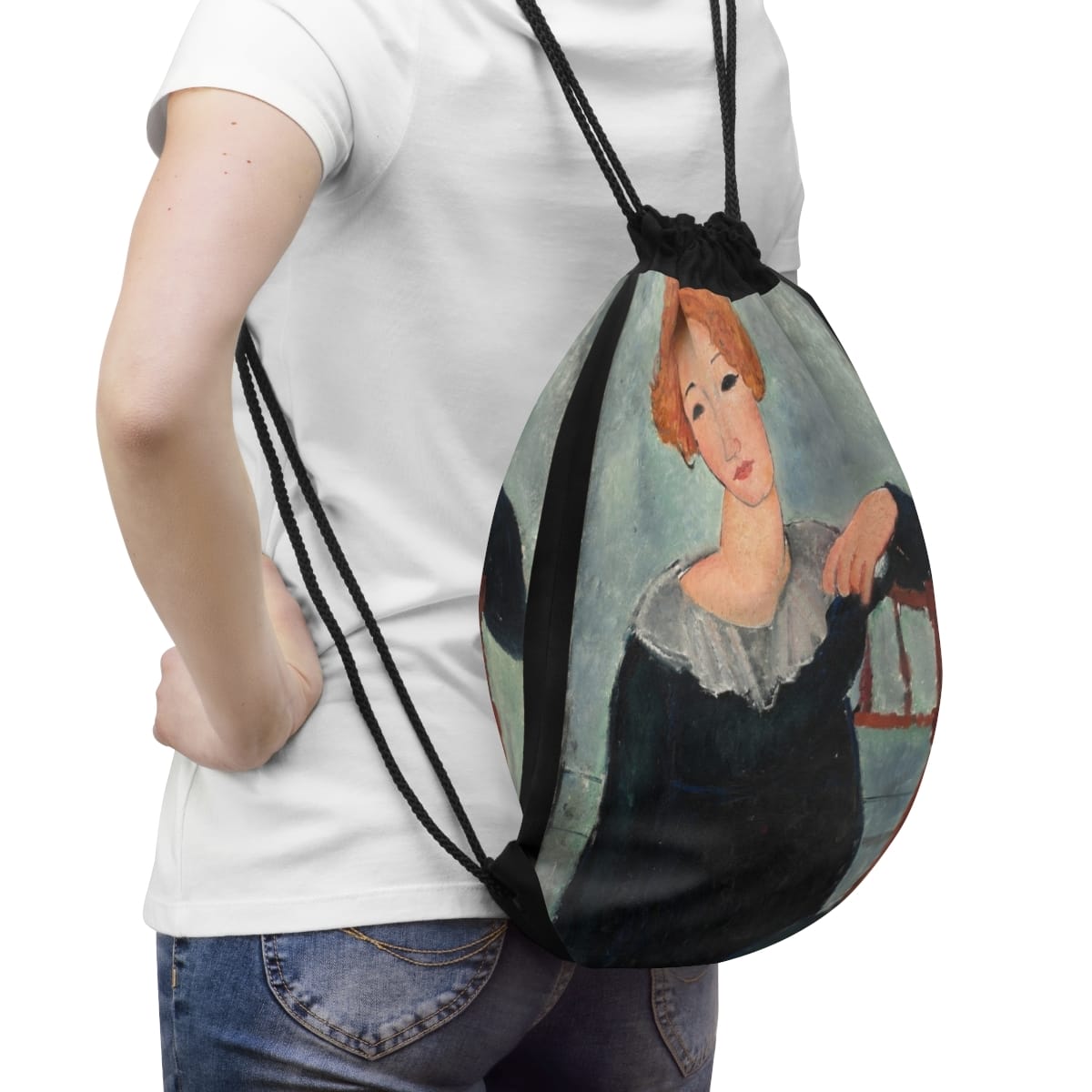 Art Drawstring Bag, Artist Amedeo Modigliani, Artwork 