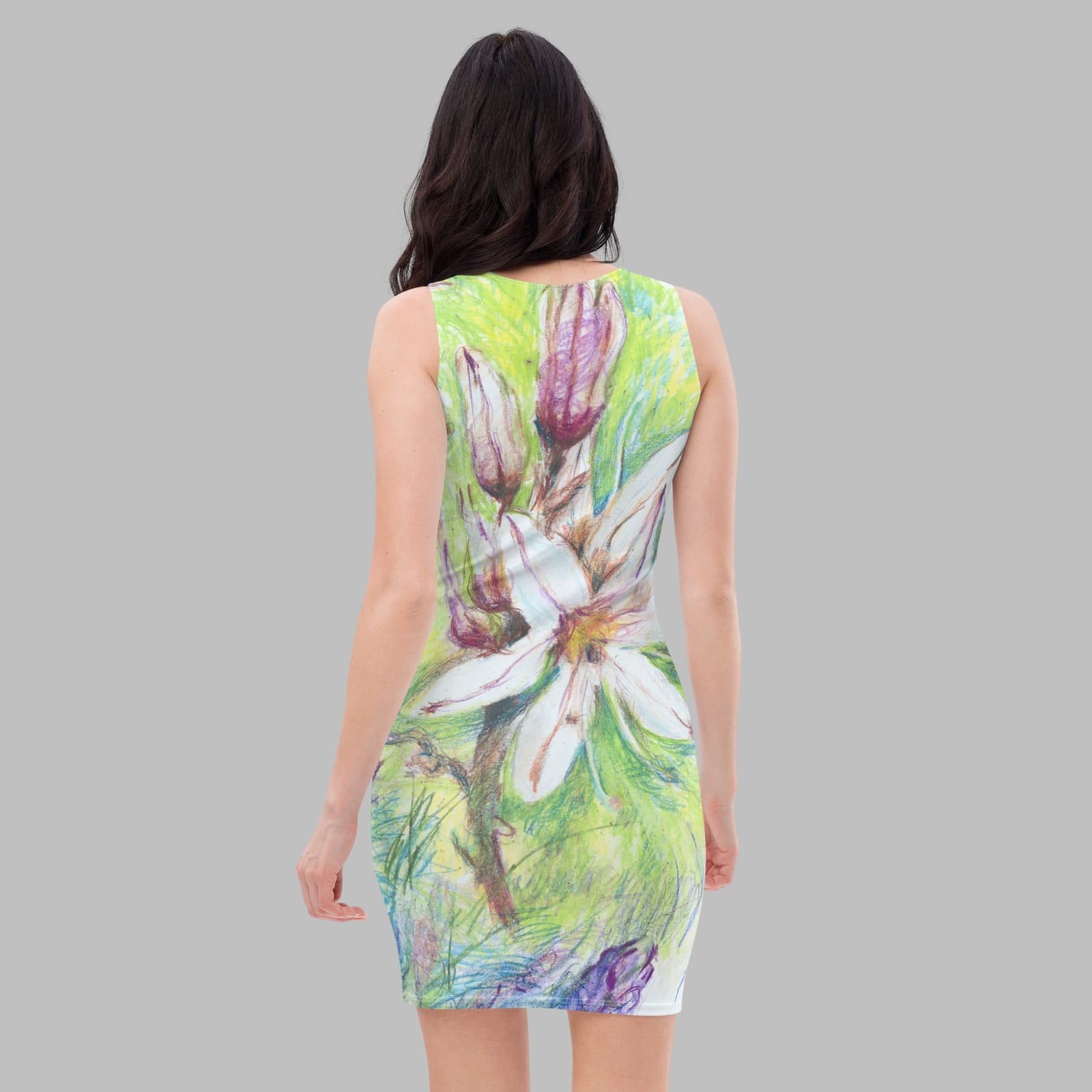 Sublimation Cut & Sew Dress/All-Over Print Bodycon Dress