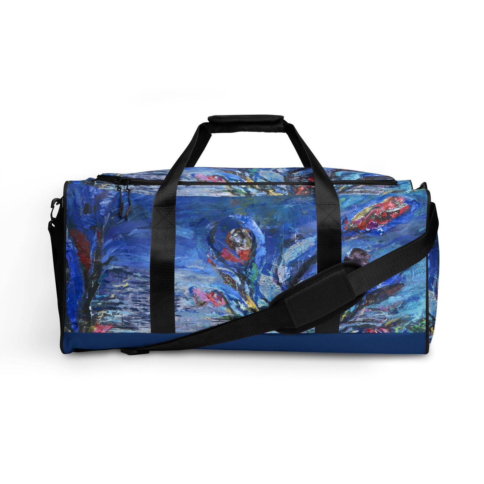 Art Duffle Bag, Artist Maria Papafili, Artwork 