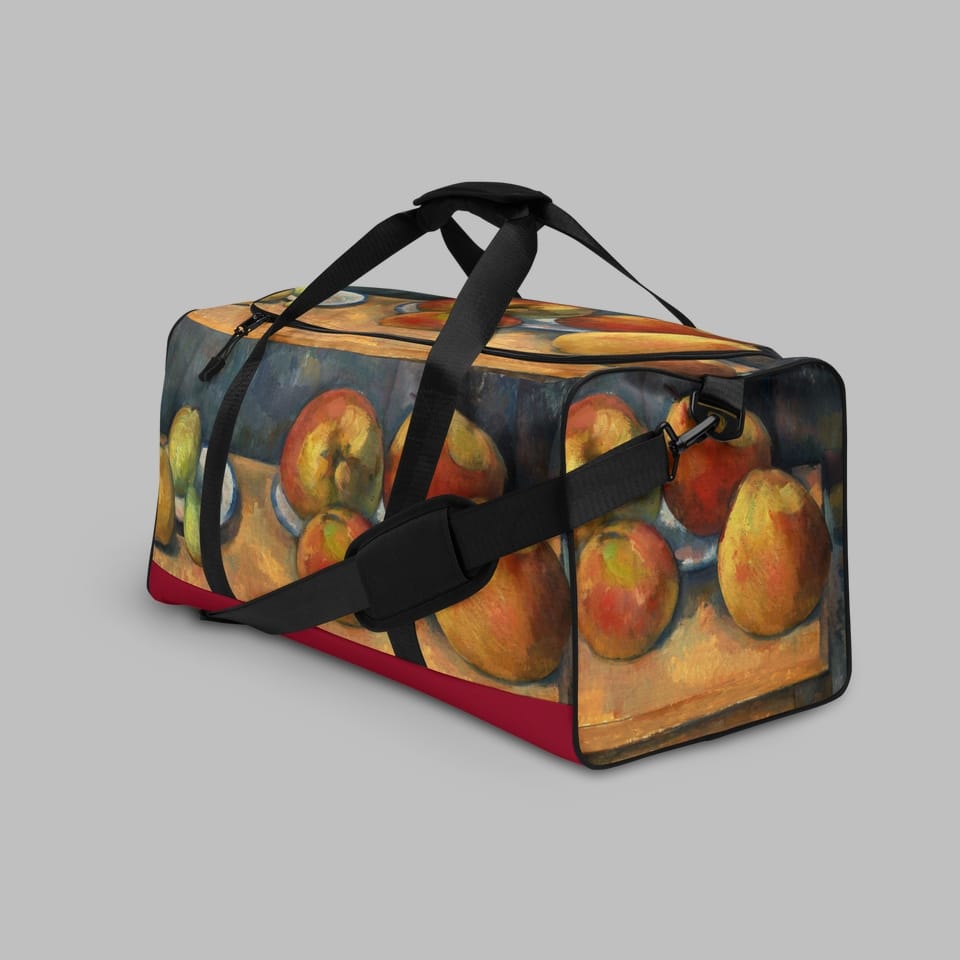 Art Duffle Bag, Artist Paul Cezanne, Artwork 