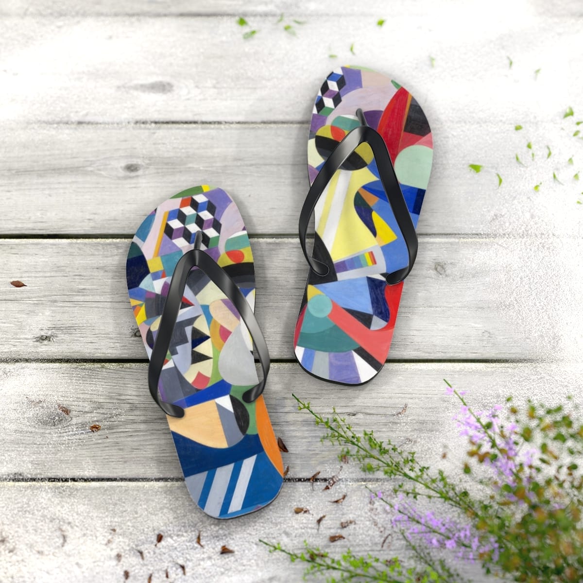 Art Flip Flops, Artist Jay Van Everen, Artwork 