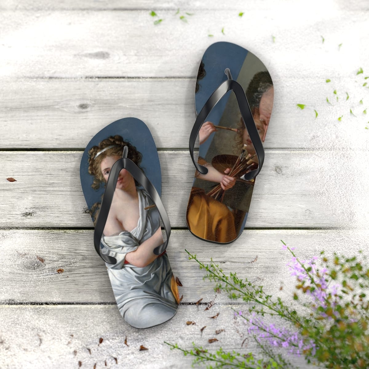 Art Flip Flops, Artist Marie Guillemine Benoist, Artwork 
