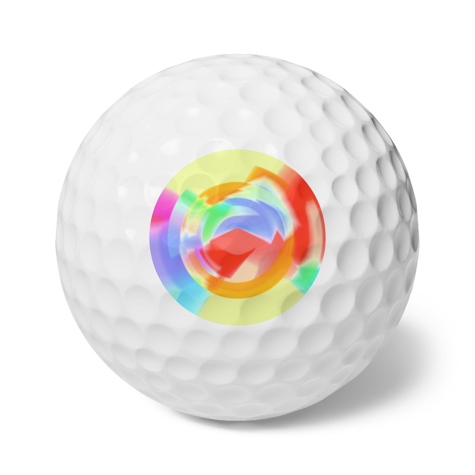 Art Golf Balls 6 Pieces, Artist Alexis, Artwork 