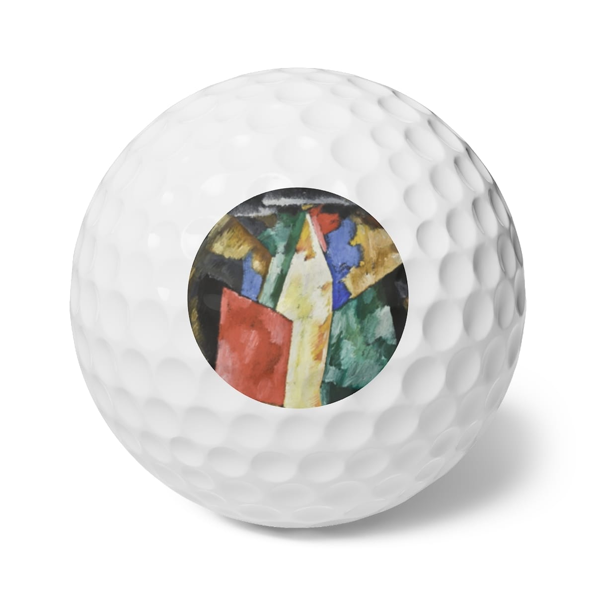 Art Golf Balls 6 Pieces, Artist Marsden Hartley, Artwork 