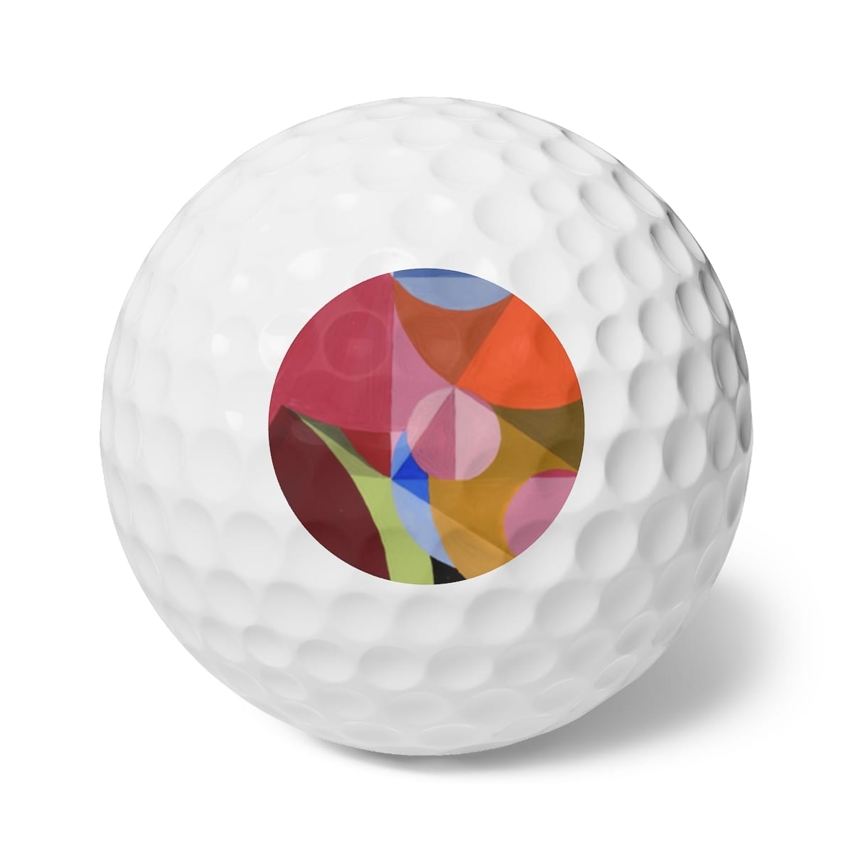 Art Golf Balls 6 Pieces, Artist Joseph Schillinger, Artwork 