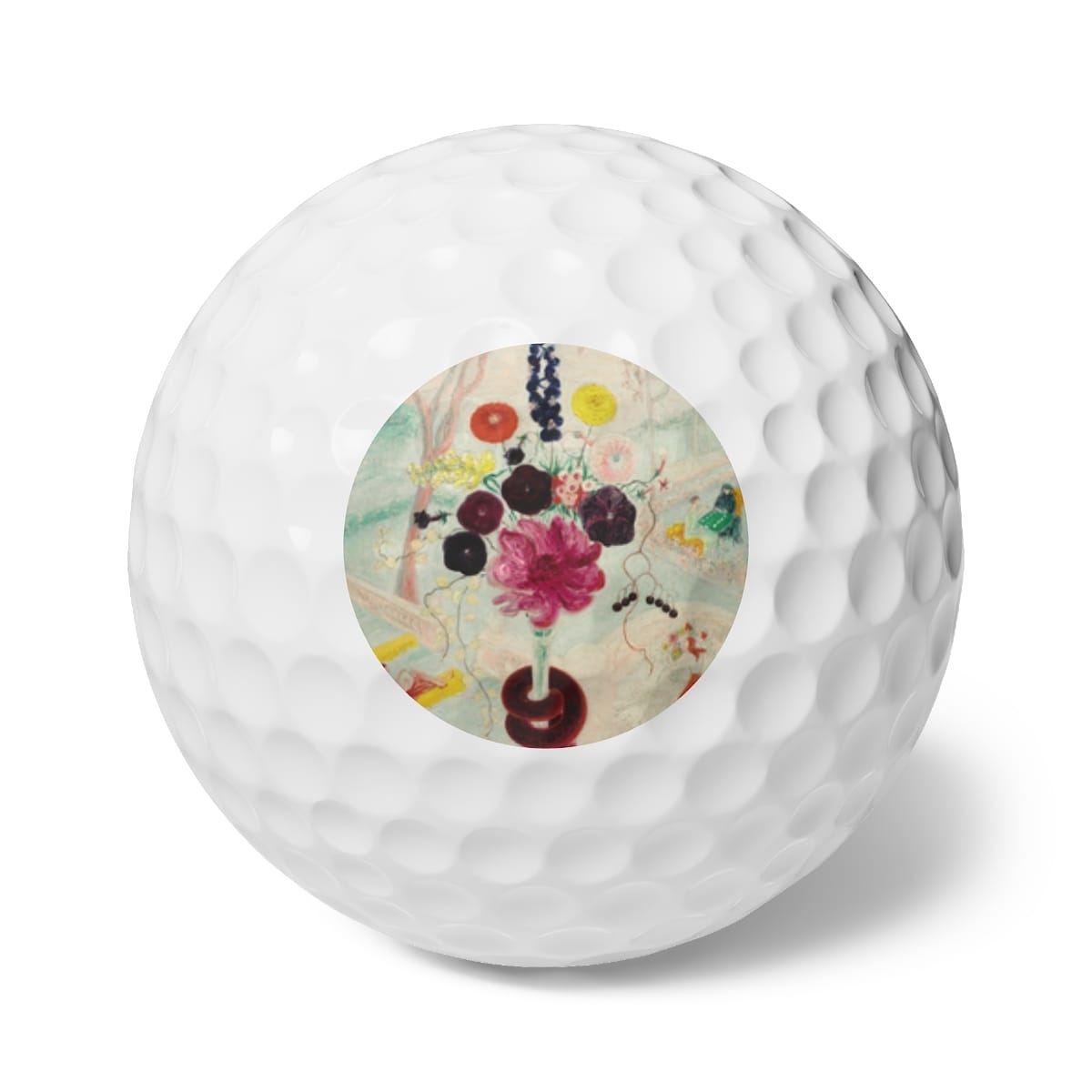 Art Golf Balls 6 Pieces, Artist Florine Stettheimer, Artwork 