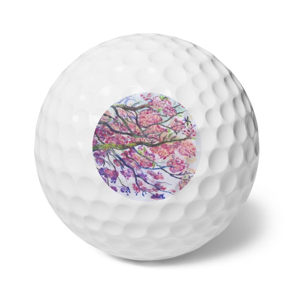 Art Golf Balls 6 Pieces, Artist Maria Papafili, Artwork 