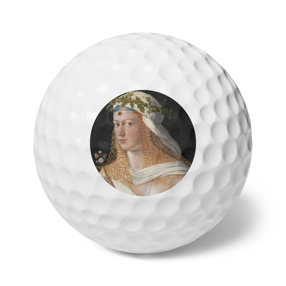 Art Golf Balls 6 Pieces, Artist Bartolomeo Veneto, Artwork 