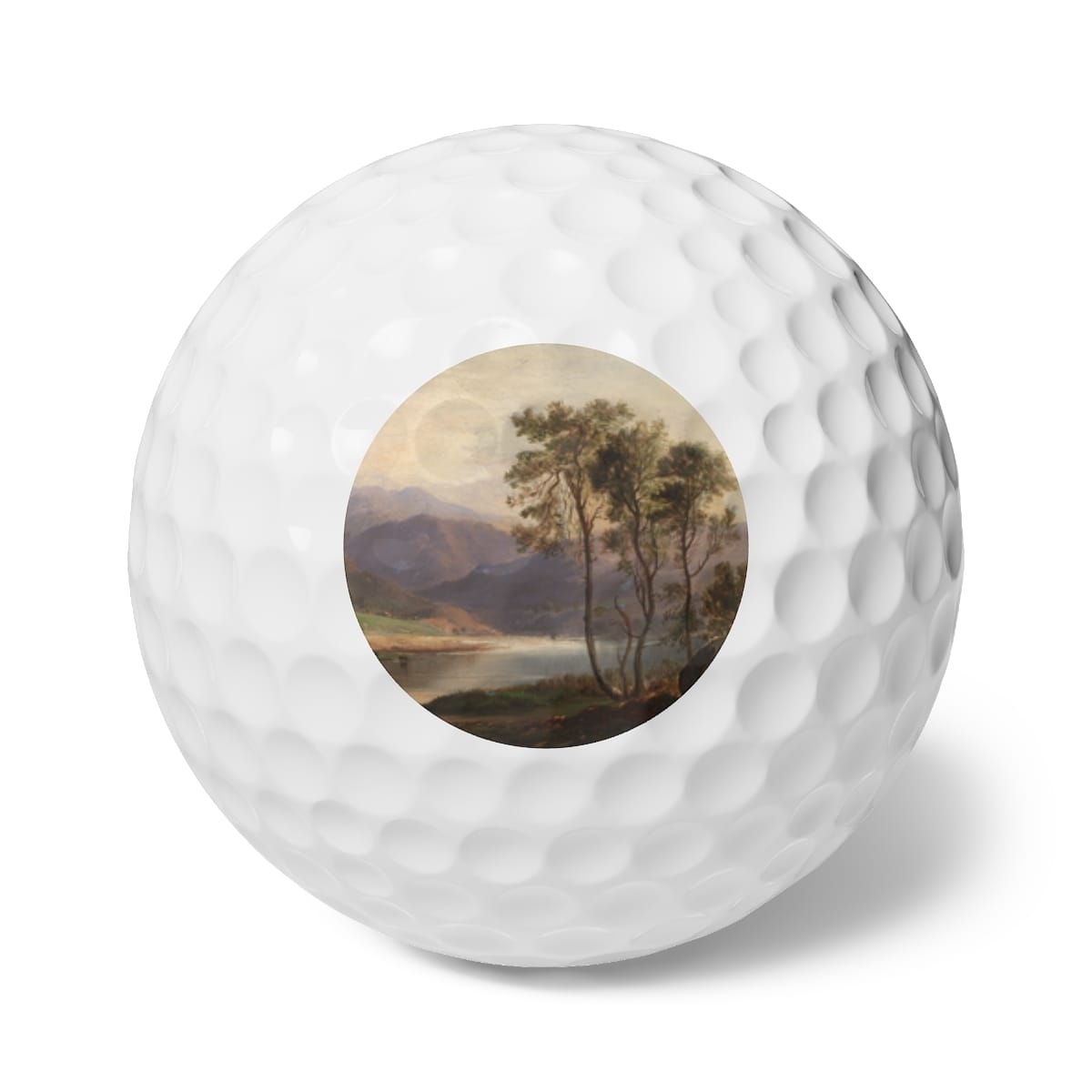 Art Golf Balls 6 Pieces, Artist Robert S Duncanson, Artwork 