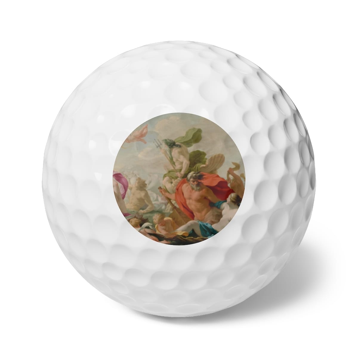 Art Golf Balls 6 Pieces, Artist Eustache Le Sueur, Artwork 