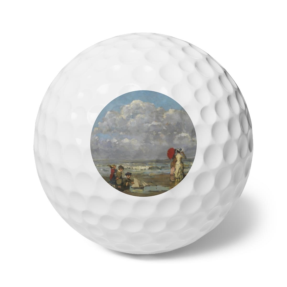 Art Golf Balls 6 Pieces, Artist Pericles Pantazis, Artwork 