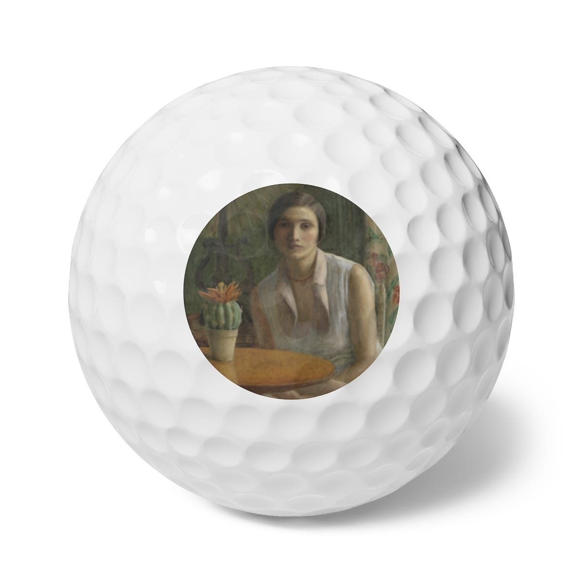 Art Golf Balls 6 Pieces, Artist Frederick Carl Frieseke, Artwork 