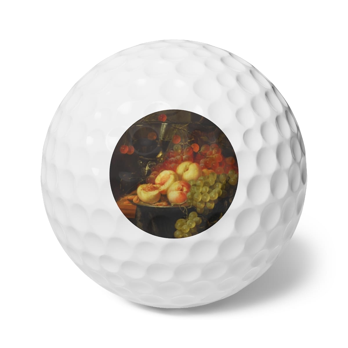 Art Golf Balls 6 Pieces, Artist Pieter De Ring, Artwork 