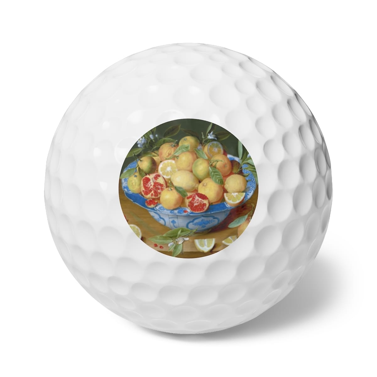 Art Golf Balls 6 Pieces, Artist Jacob Van Hulsdonck, Artwork 
