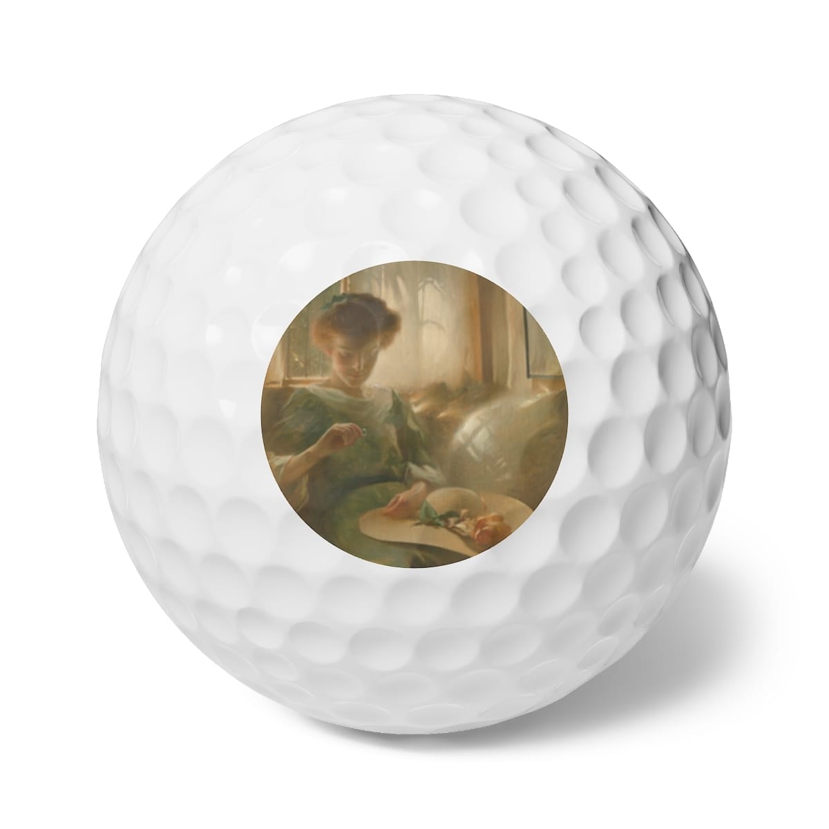 Art Golf Balls 6 Pieces, Artist John White Alexander, Artwork 