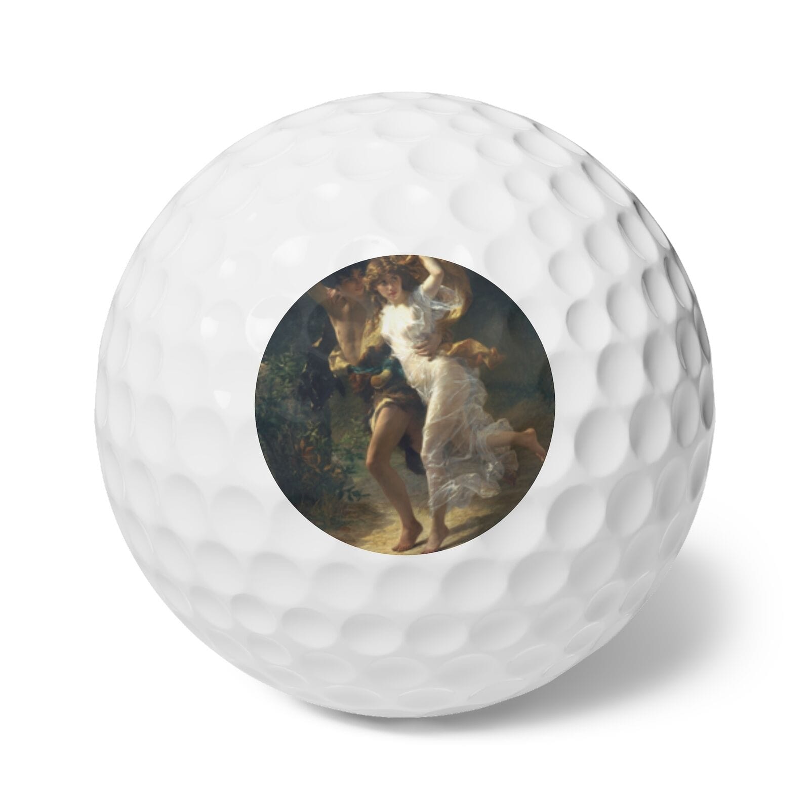 Art Golf Balls 6 Pieces, Artist Pierre Auguste Cot, Artwork 