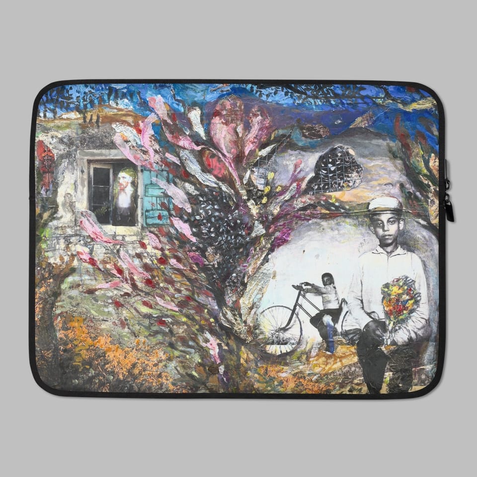 Art Laptop Sleeve, Artist Maria Papafili, Artwork 