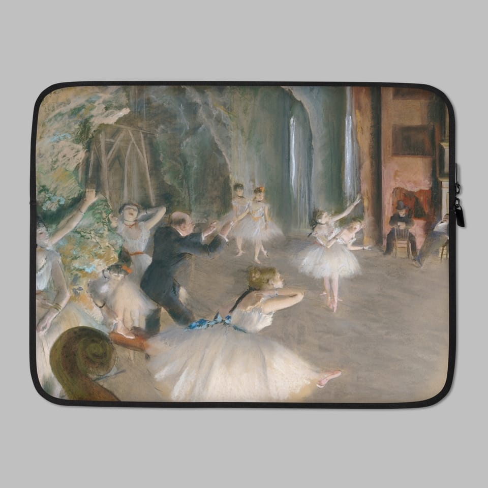 Art Laptop Sleeve, Artist Edgar Degas, Artwork 