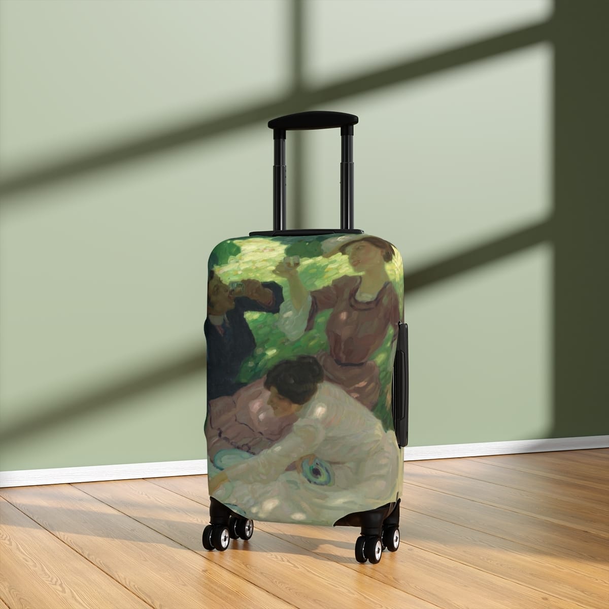 Art Luggage Cover, Artist Leo Putz, Artwork 